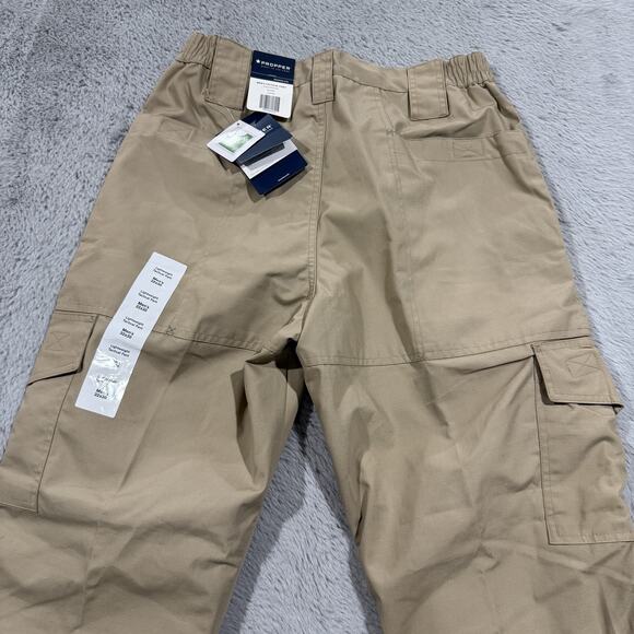 Propper Pants Mens 32x30 Khaki Tactical Cargo Soil Stain Resistant Teflon Work - Picture 5 of 13